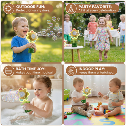 Head-Shaking Bubble Flower Toy for Kids