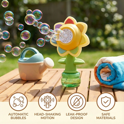 Head-Shaking Bubble Flower Toy for Kids
