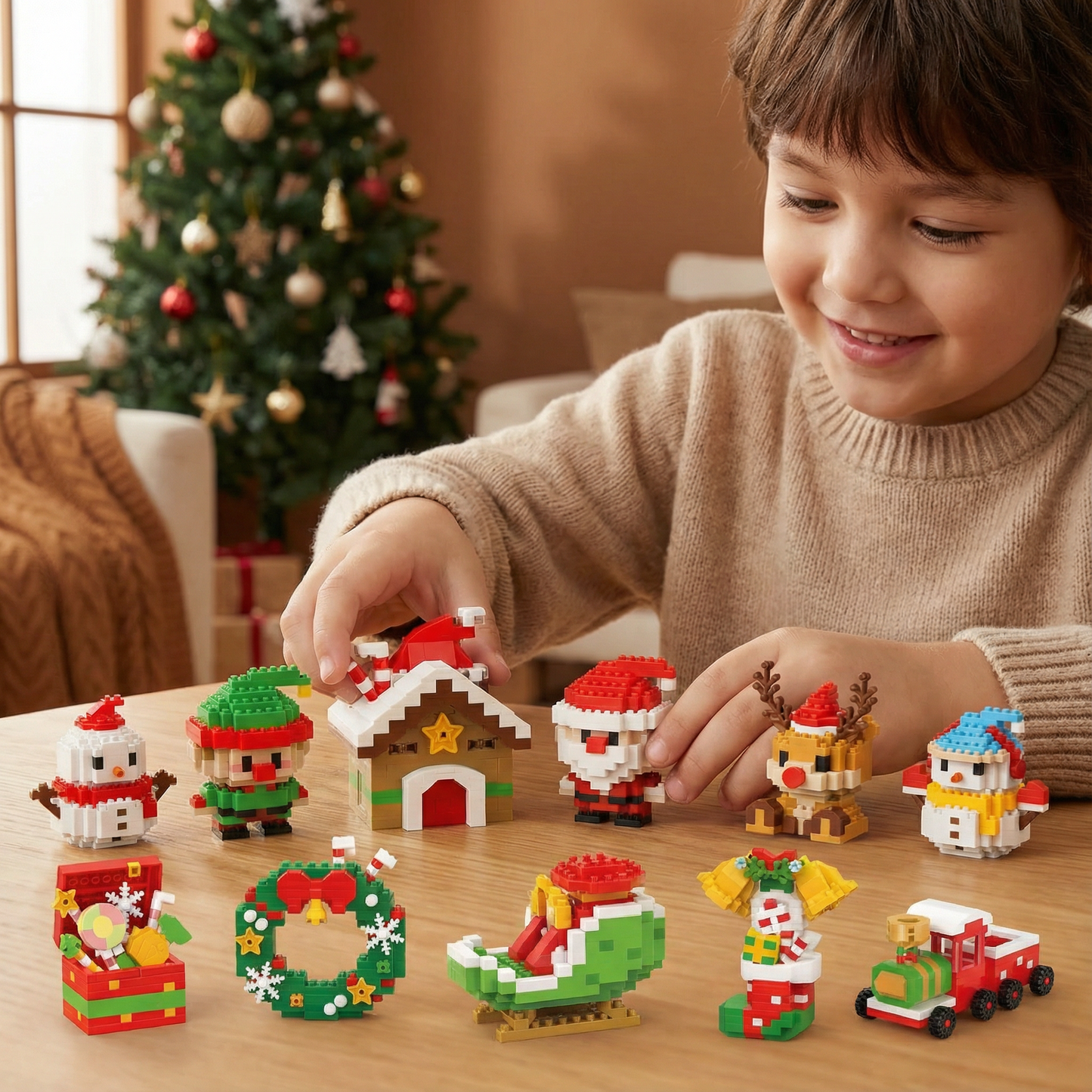 Creative Building Block Christmas Figures – Fun for the Whole Family