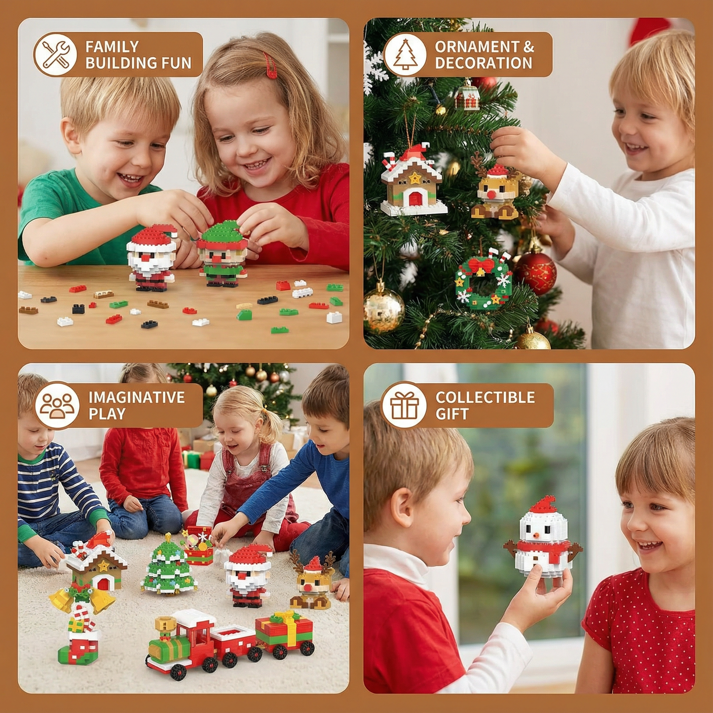 Creative Building Block Christmas Figures – Fun for the Whole Family