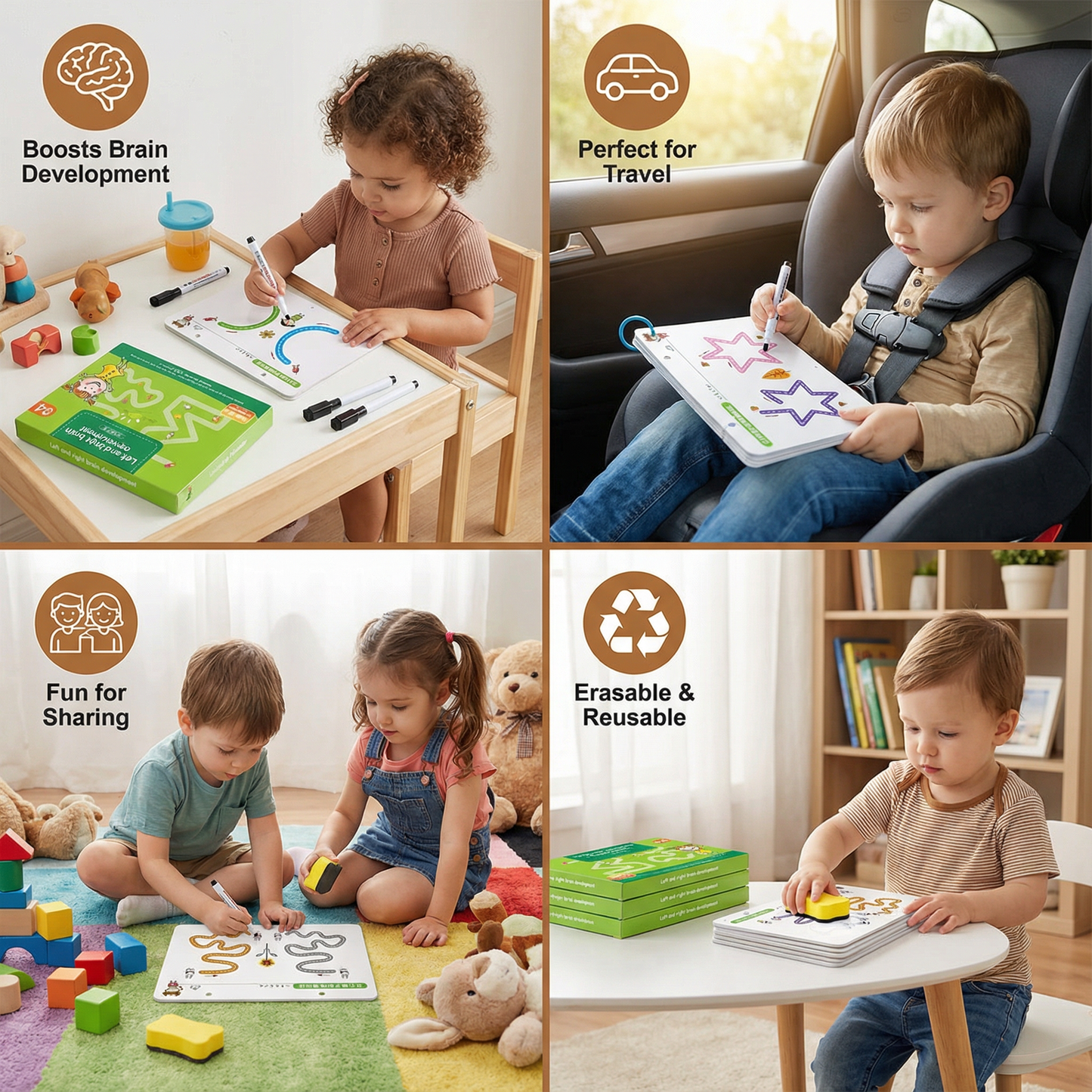 MagicLines - Magical Tracing Workbook Set