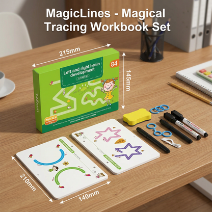 MagicLines - Magical Tracing Workbook Set