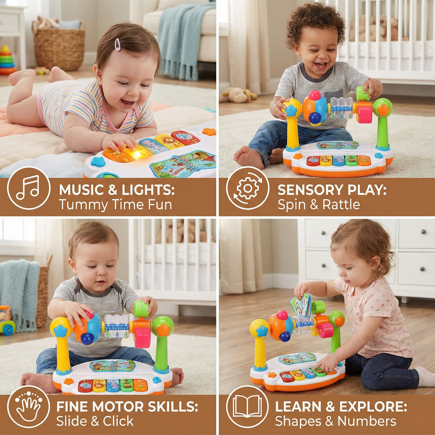 Musical 5-in-1 Learning Toy for Babies