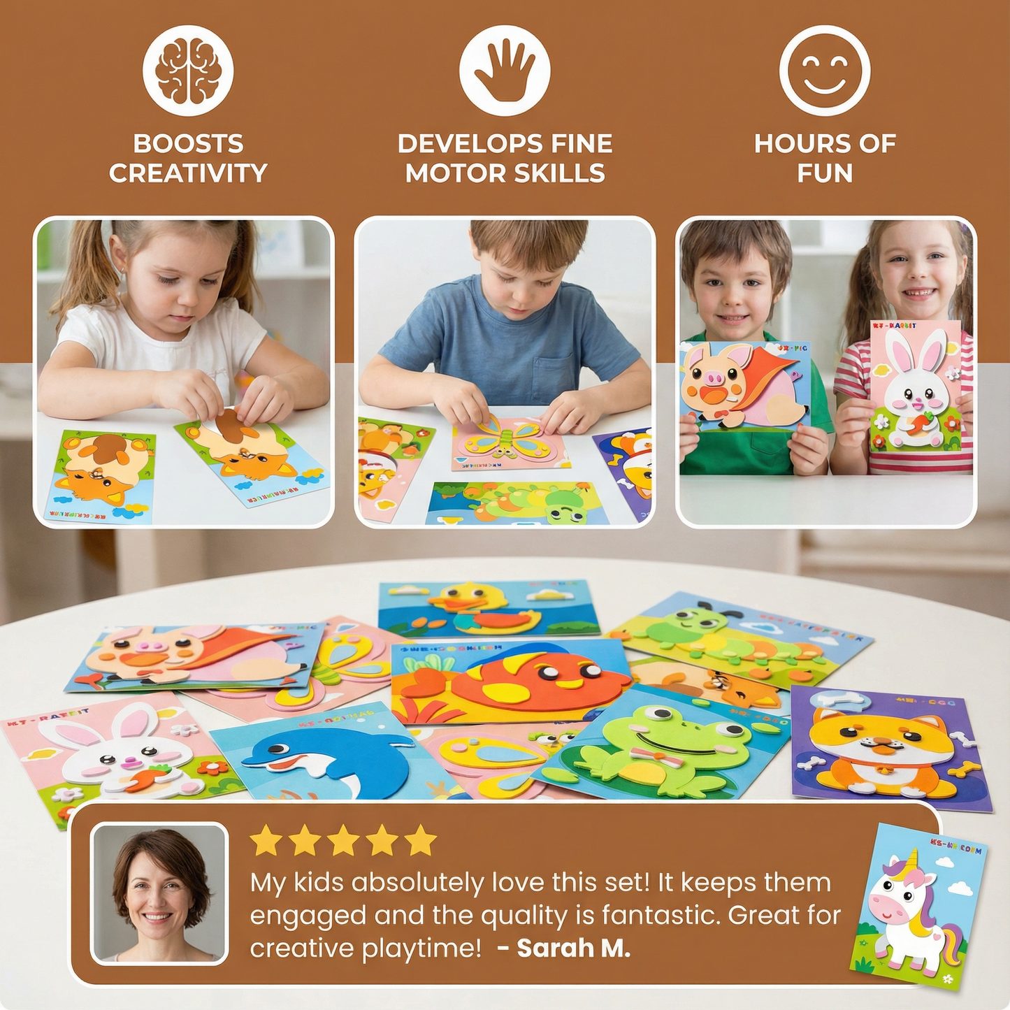 Creative Sticker Craft Set for Kids