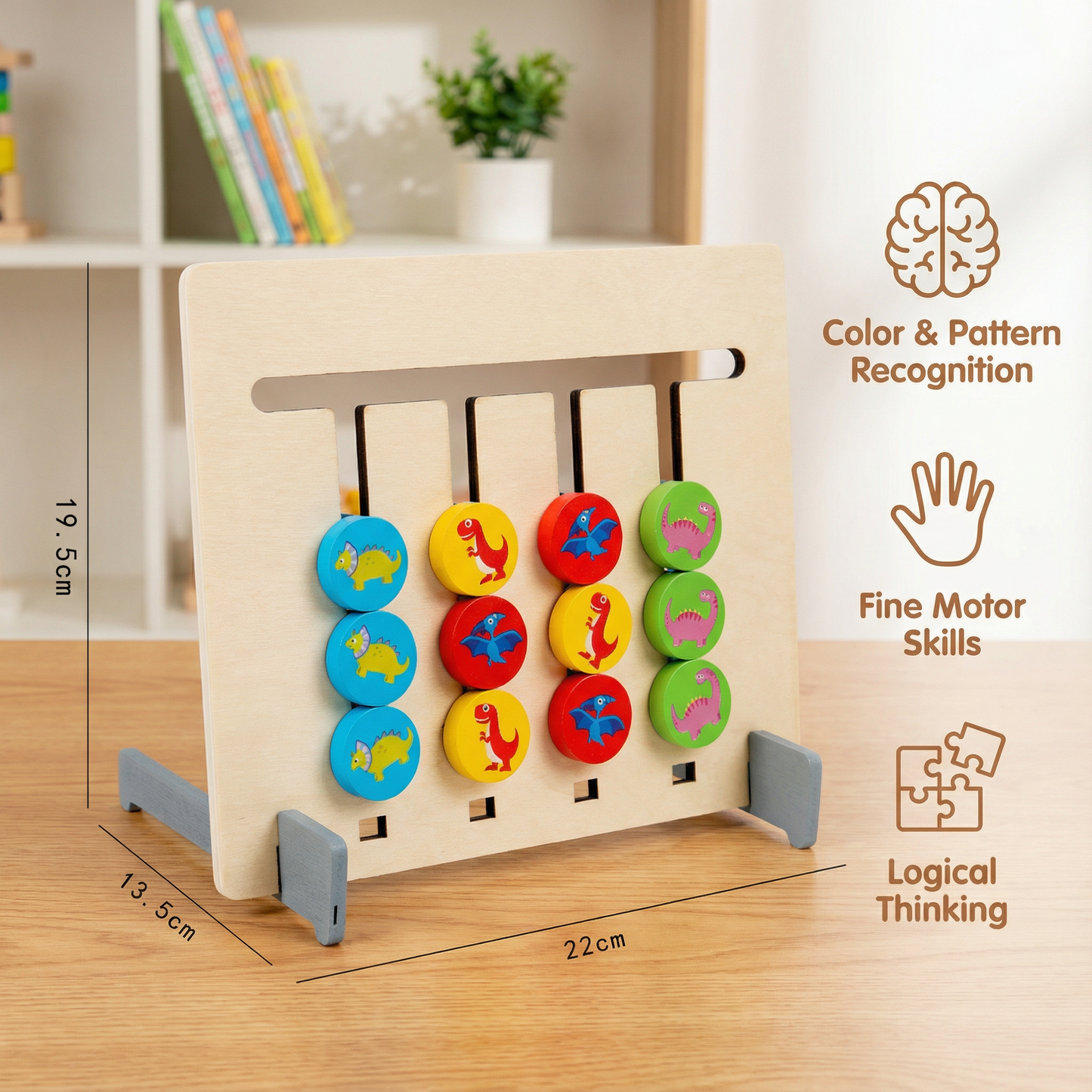 Montessori Wooden Color Matching Game