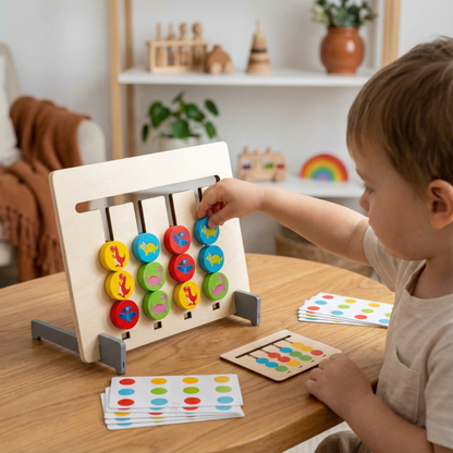 Montessori Wooden Color Matching Game