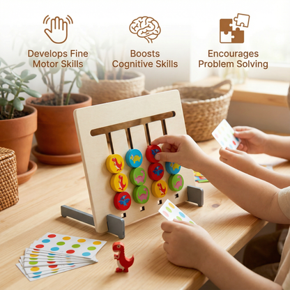 Montessori Wooden Color Matching Game