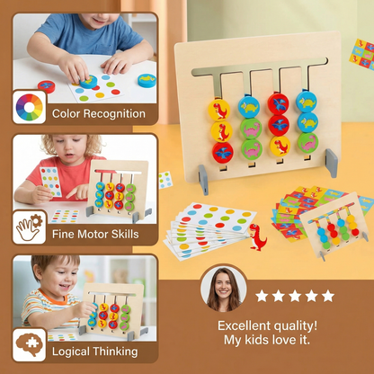 Montessori Wooden Color Matching Game