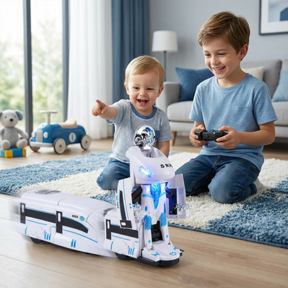 Transforming Robot Train Toy