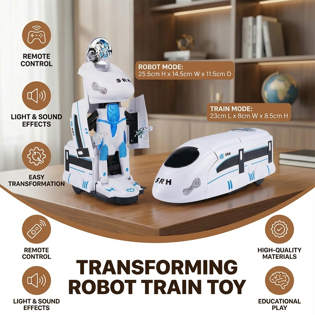 Transforming Robot Train Toy