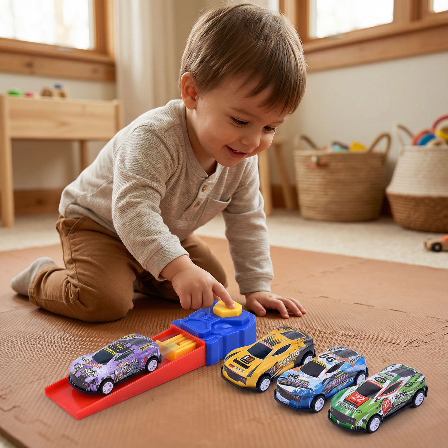 Car Catapult Racing Set