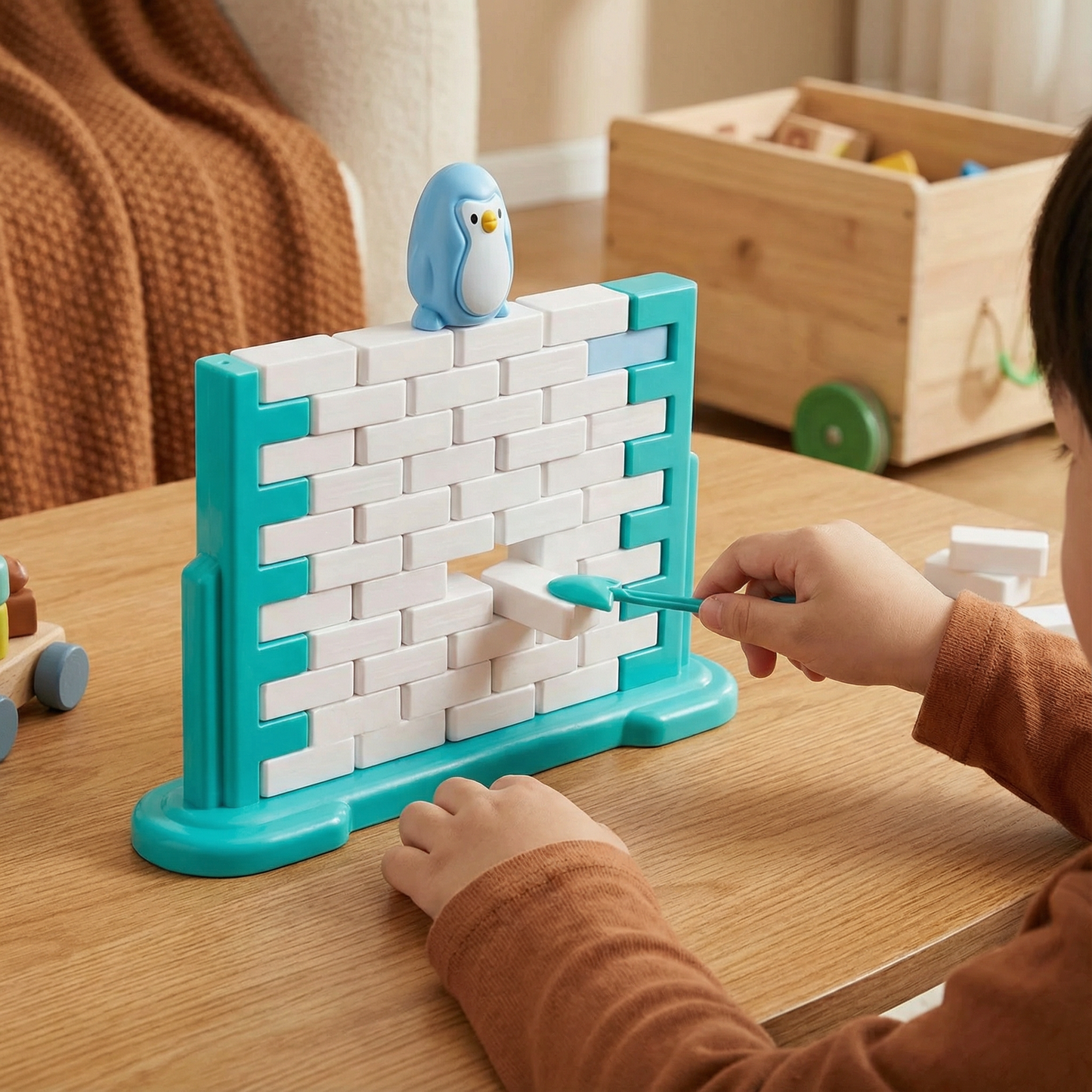 Penguin Ice Wall Balance Family Game