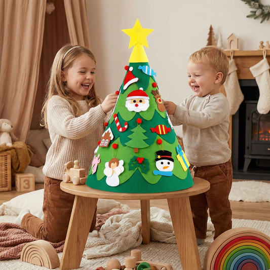 Montessori 3D Felt Christmas Tree