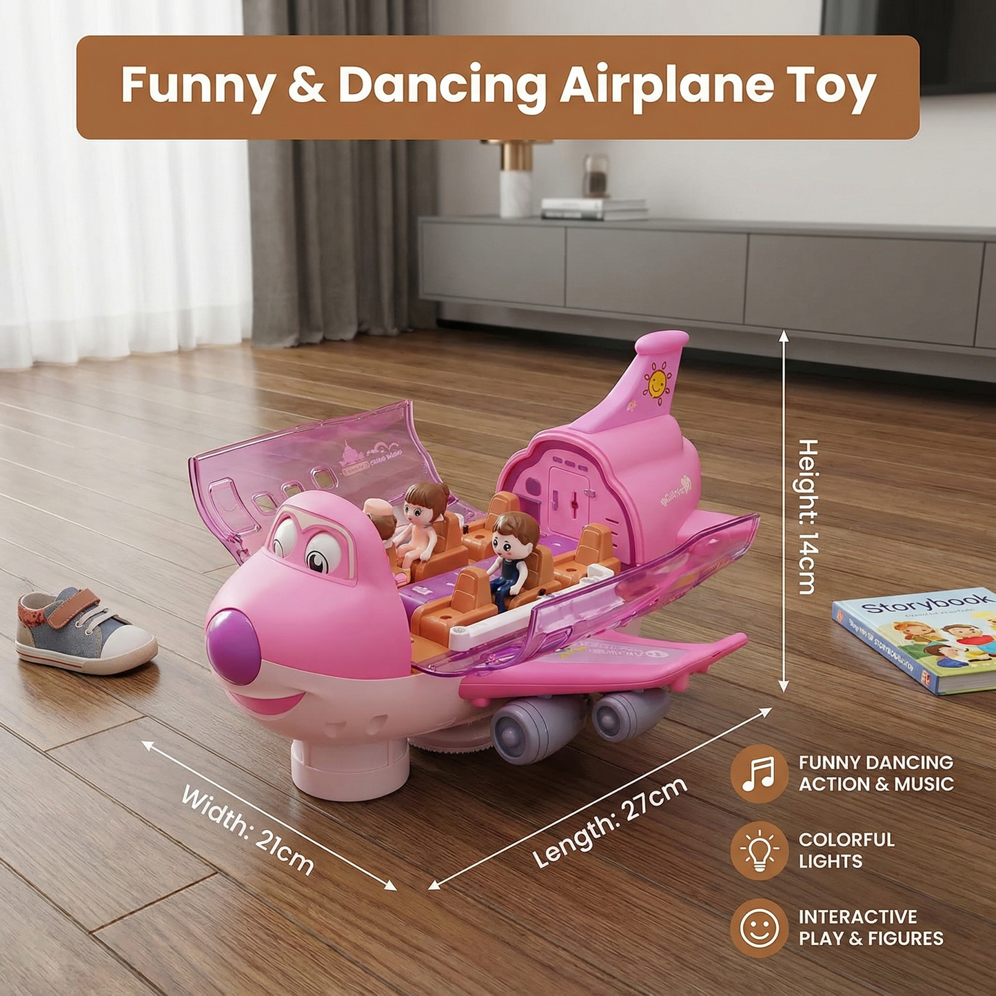 Funny & Dancing Airplane Toy