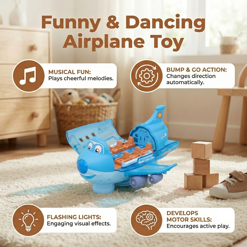 Funny & Dancing Airplane Toy