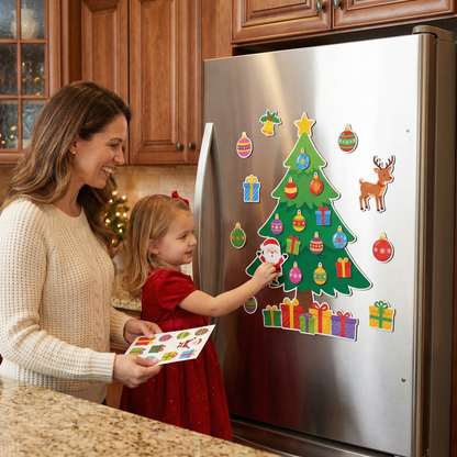 Christmas Montessori Magnetic Sticker Set for DIY Decorating