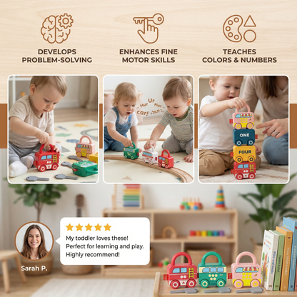 Montessori Key and Lock – Patterns & Colors Toy