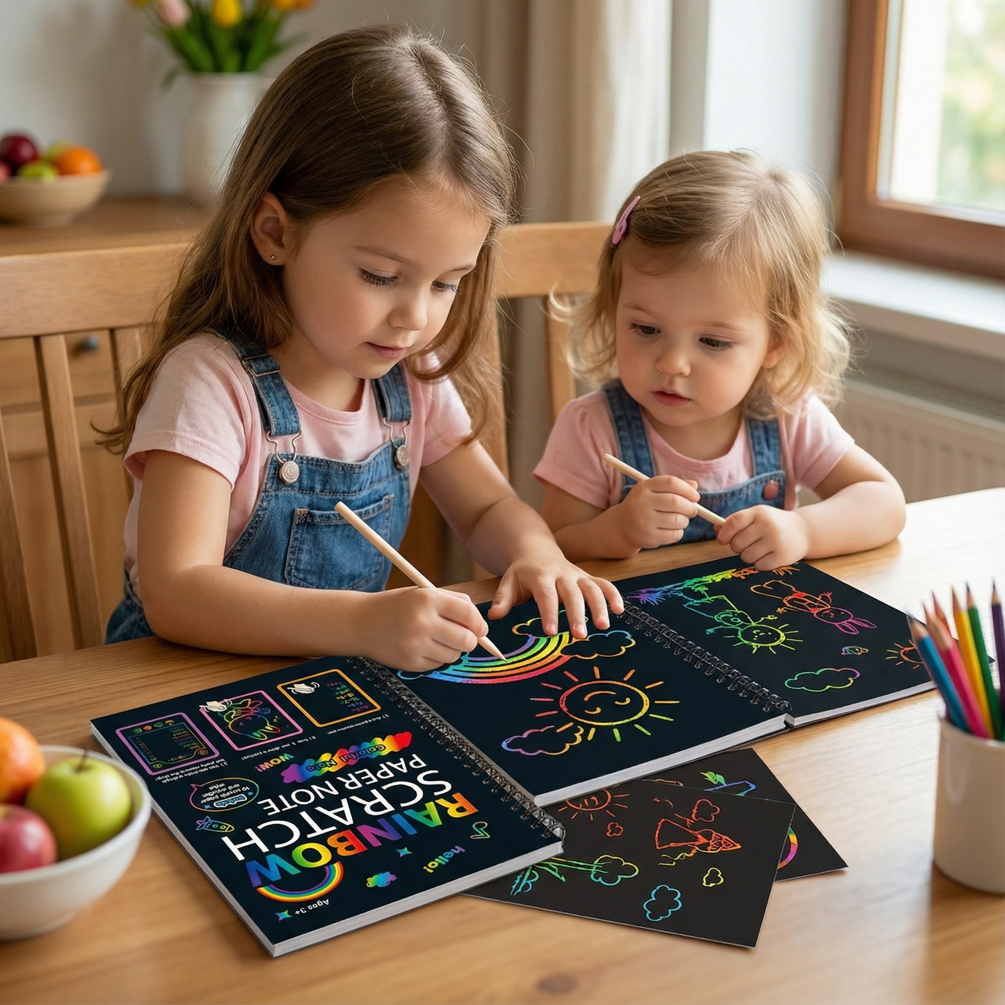 Magical Rainbow Scratch Paper