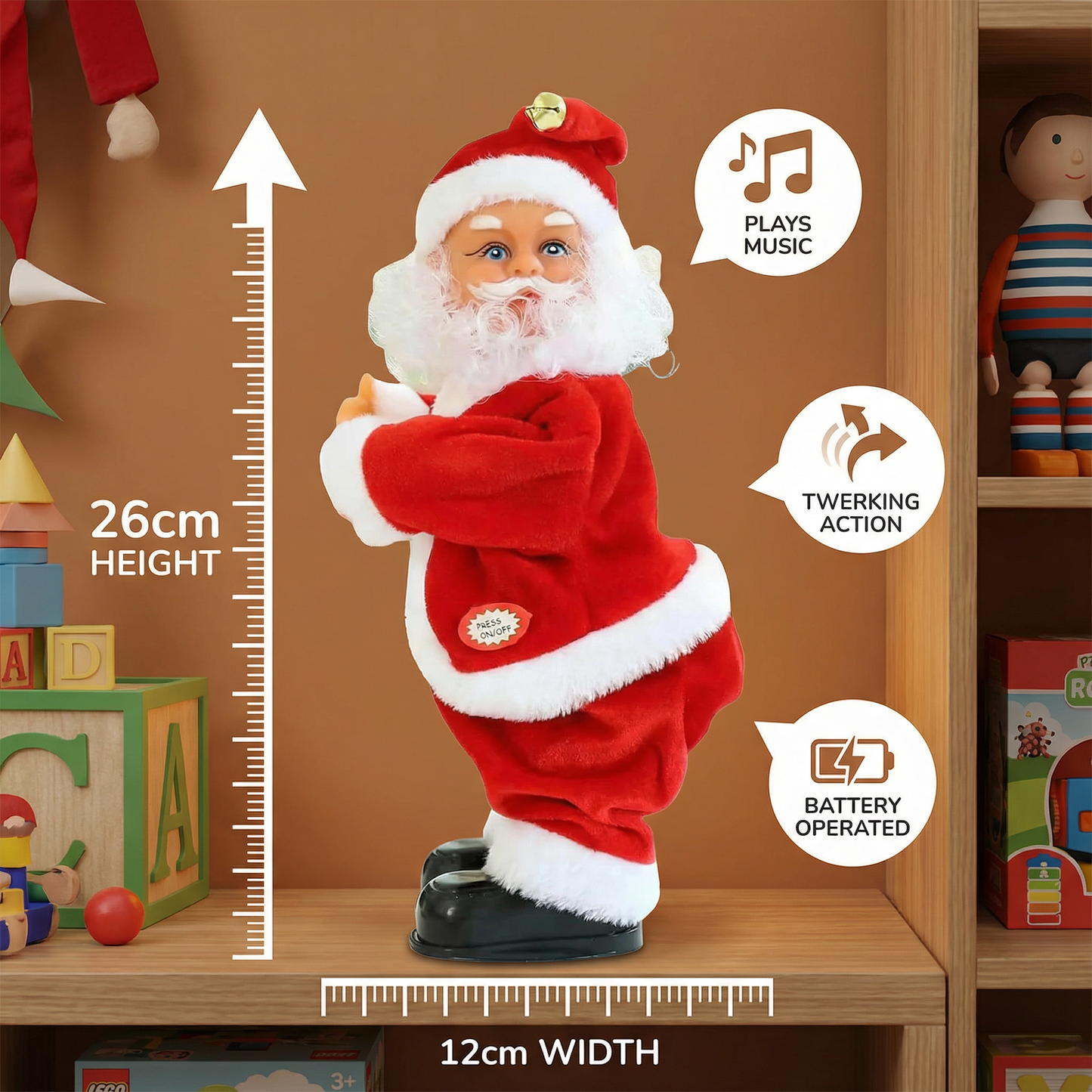 Twerking Santa Claus Kids Toy