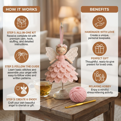 DIY Crocheted Angel Kit