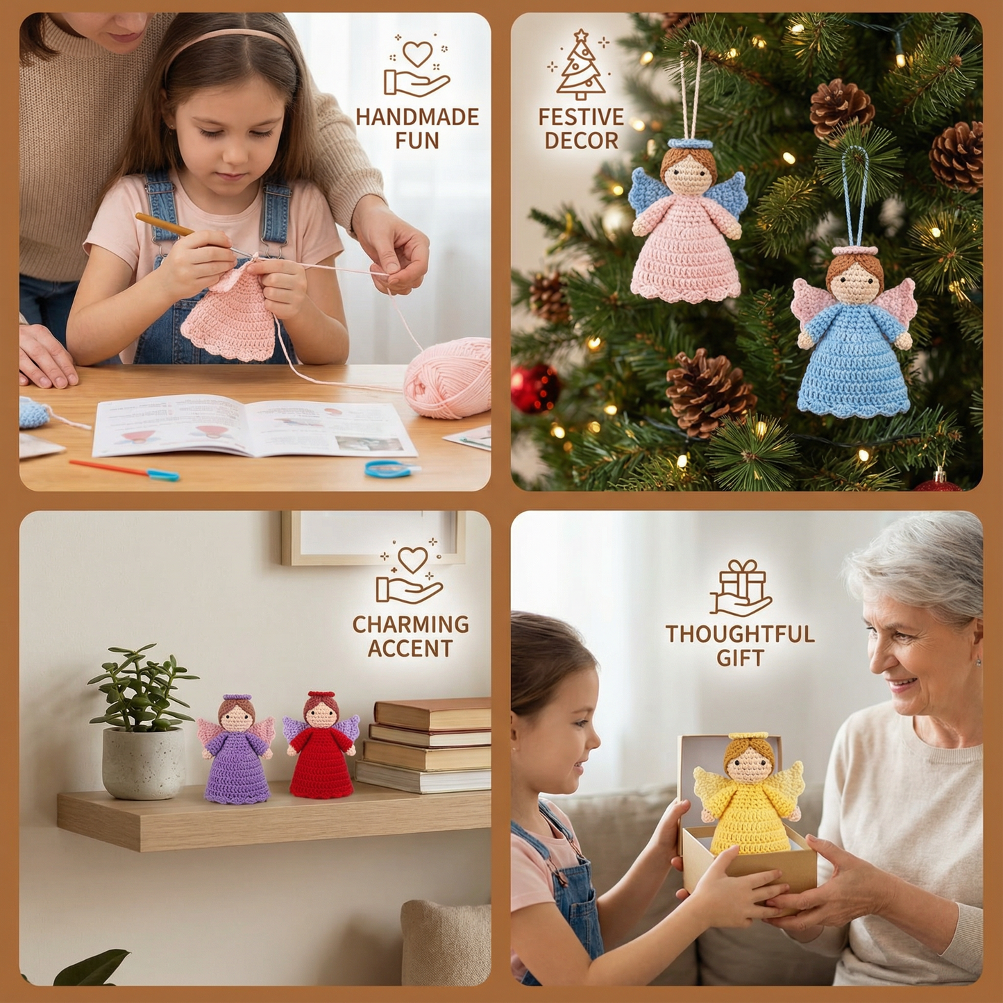 DIY Crocheted Angel Kit