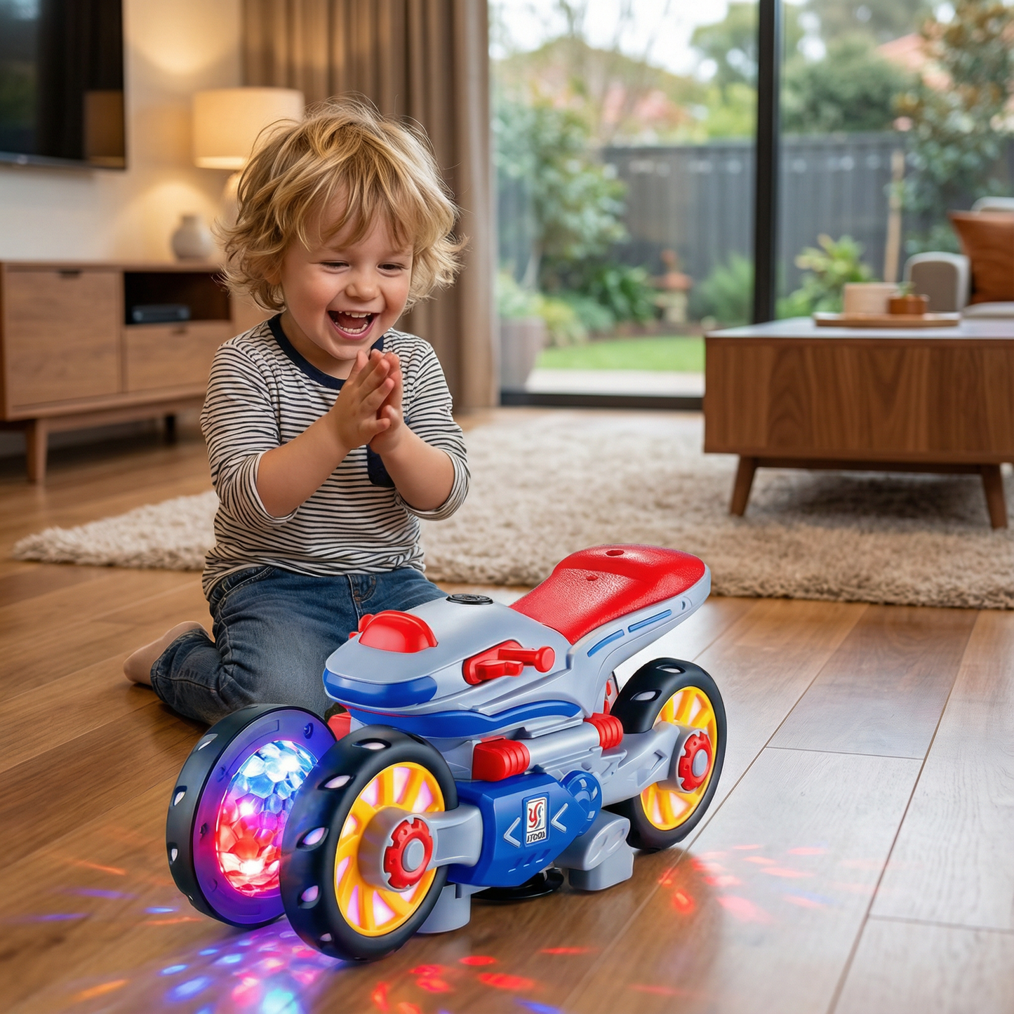 Light-Up Musical Dancing Motorbike