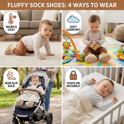 Fluffy Sock Shoes