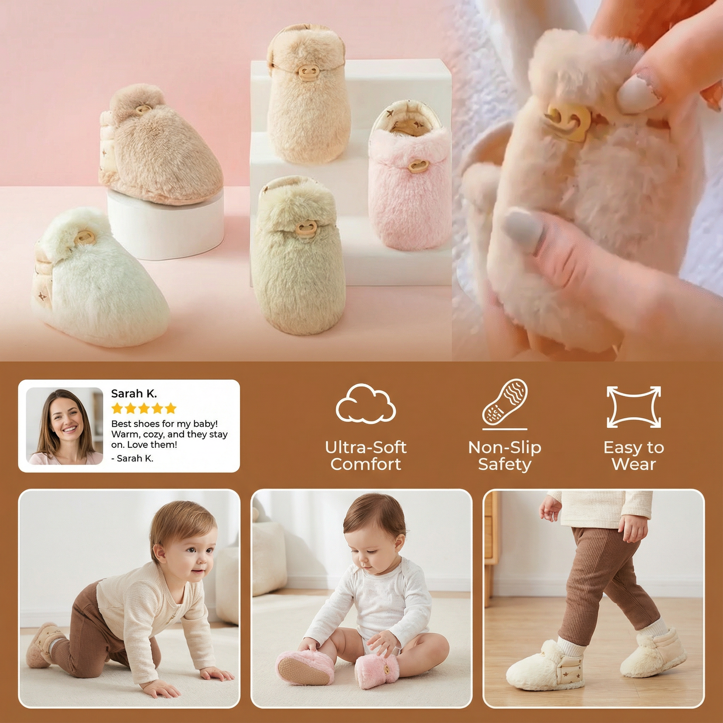 Fluffy Sock Shoes