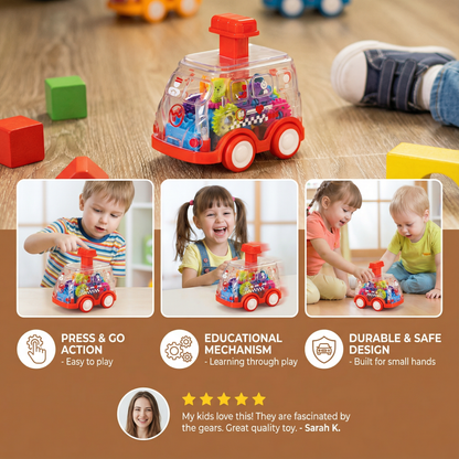 Press & Go – Gear Wheel Cars