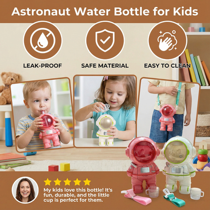 Astronaut Water Bottle for Kids