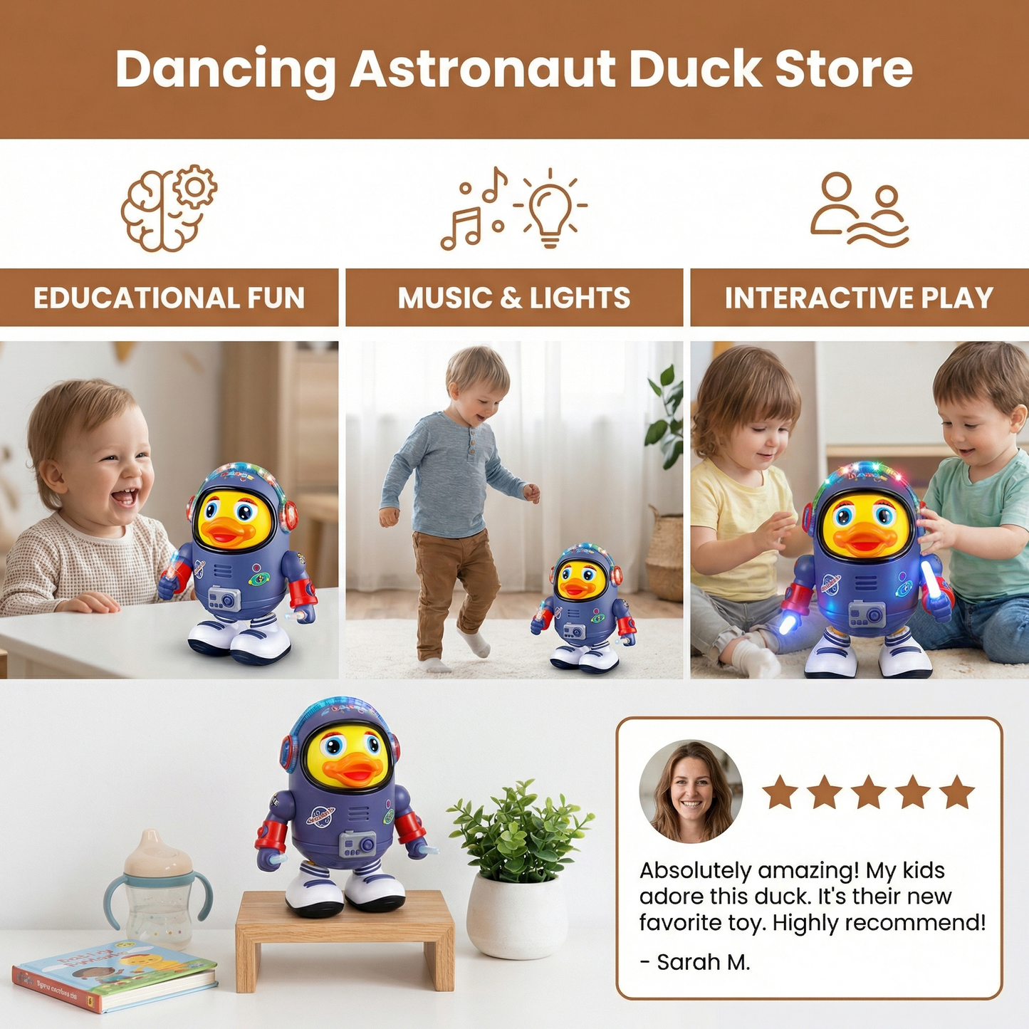 Dancing Astronaut Duck