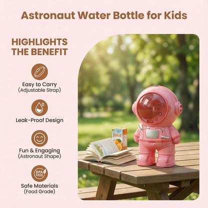 Astronaut Water Bottle for Kids