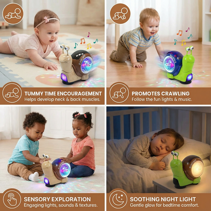 Glowing and Music Playing Crawling Snail Toy