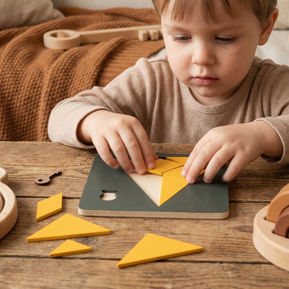 Wooden Tangram Puzzle Game
