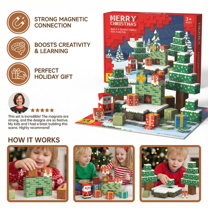 Christmas Magnetic Building Blocks