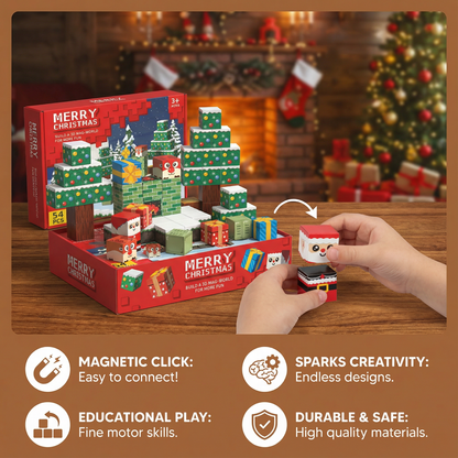 Christmas Magnetic Building Blocks