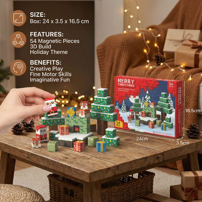 Christmas Magnetic Building Blocks