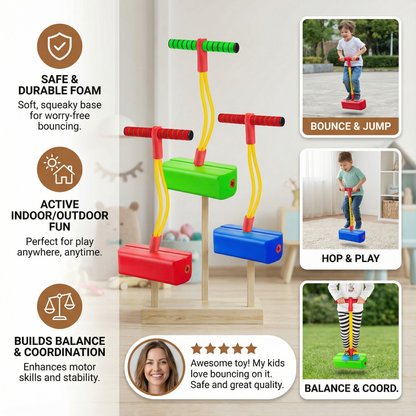 Kids Foam Pogo Jumper – Bouncing Toy for Indoor & Outdoor Fun
