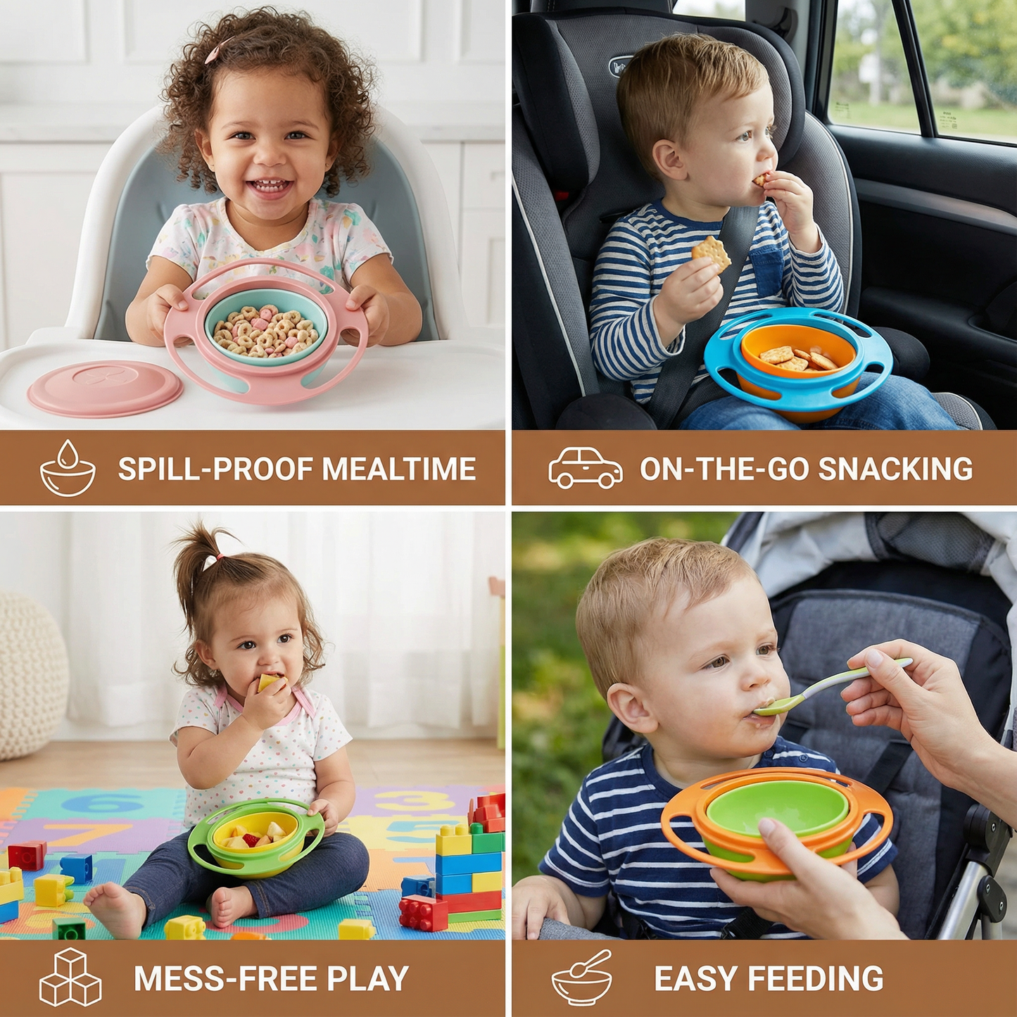 Leak-Proof Baby Bowl – Mess-Free Mealtime