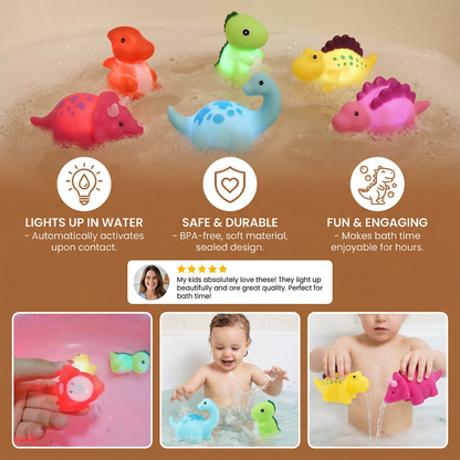 Light Up Dinosaurier Bath Toy