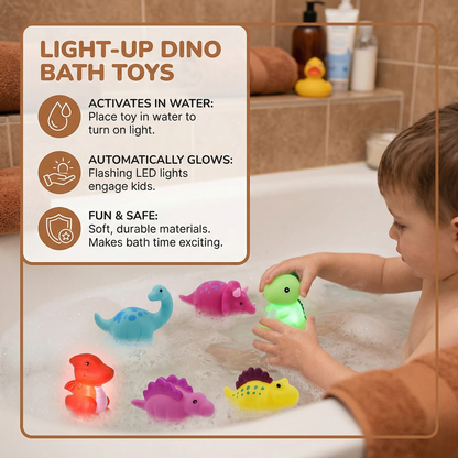 Light Up Dinosaurier Bath Toy