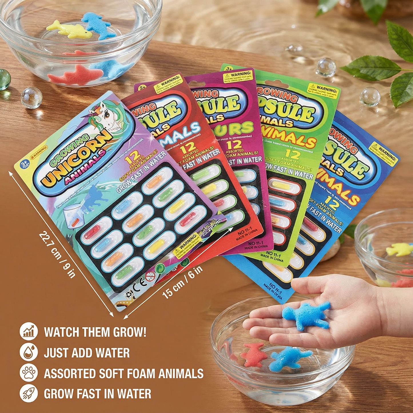 Magical Water Animal Growth Capsules
