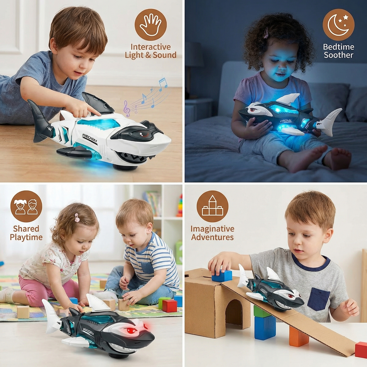 Luminous Music Shark Kids Toy