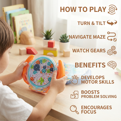 3D Ball Maze Wheel – Skill and Learning Game