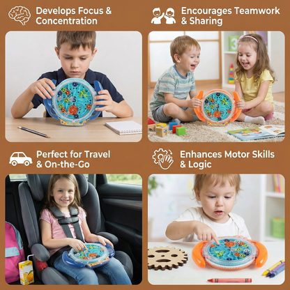 3D Ball Maze Wheel – Skill and Learning Game