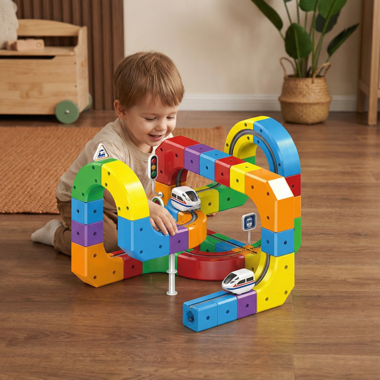 Magic Cube Train Track – Kids Toy