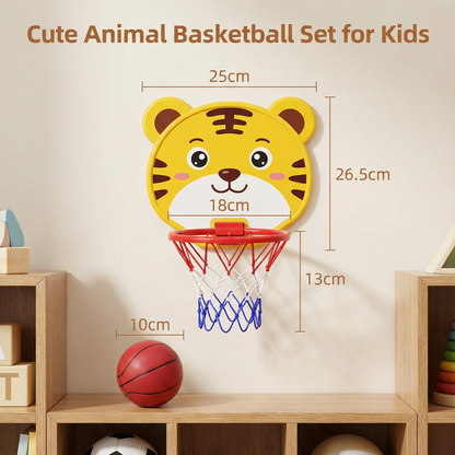 Cute Animal Basketball Set for Kids