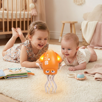 Dancing Squid Tummy Time Toy