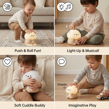 Adorable Bubble-Blowing Otter Silicone Night Lamp