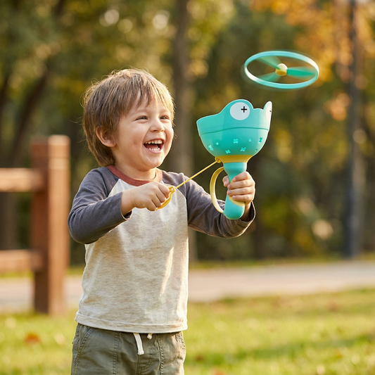 Flying Propeller Toy with String Starter